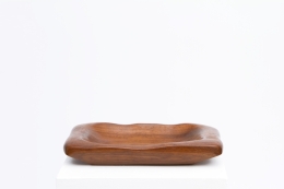 Alexandre Noll's mahogany bowl, full straight view