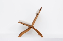 Robert Mallet-Stevens' foldable chair, full side view
